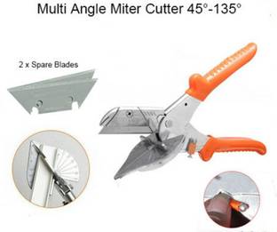 uptodatetools Adjustable Steel Multi-Angle Miter Shear Cutter Scissor Snip Wood Trim Wood Cutter