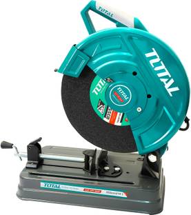 TOTAL 2350W, 14 Inch ( 355 mm ) Industrial Cut off Saw Machine Chop Saw Metal Cutter | Metal Cutting Tool | Max. 4400 RPM | Blade size:355x25.4x3mm - TS92035526 Metal Cutter