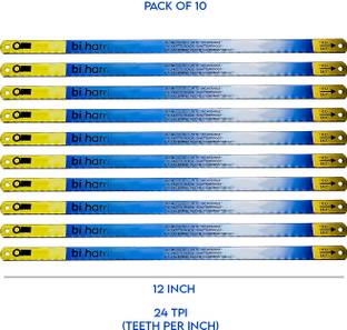 LXMI High Speed Steel Hand Hacksaw Blade 10D 24 TPI (10 Blade) Metal Cutter