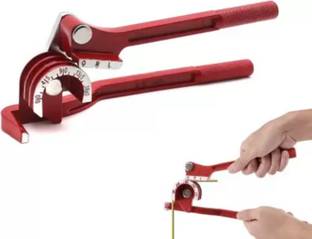 Helmik 180 degree 3 in 1 Manual Pipe Tube Bending Tool , Pipe Tube bender , Manual Elbow Tool Pipe Cutter [ Size :- 1/4" (6mm), 5/16" (8mm) and 3/8" (10mm)] Pipe Cutter