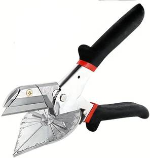 A&S TOOLSHOP Multi-angle Bevel Scissors Angle Shear 45-135 Degree Angle Mitre Siding Wire Duct Cutter Wood Cutter