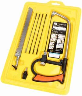 MIZO Hand Saw DIY Metal Wood Glass Kit 6 Blades Model Multipurpose Magic Hand Saw Wood Cutter