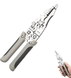  YAADGAR ENTERPRISE WIRE STRIPPER CUTTER Wire Stripper Crimper Cable Cutter Pliers, Professional Electrical Wire Wire Cutter