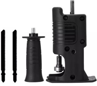 RetLeen Reciprocating electric saw adapter / portable reciprocating saw attachment Electric drill to electric saw for wood, metal &plastic cutting with three blade Wood Cutter