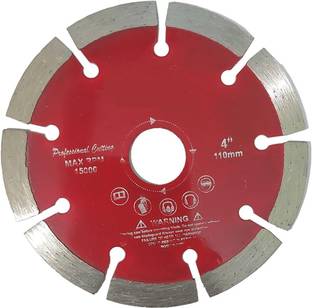 KRISHAK TOOLS Diamond Saw Blade 4" Marble/Wall/Granite/Concrete Cutting Blade Dry/ Wet cutter Metal Cutter