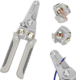 QXORE Multi-functional wire stripper and cutter, cutter tool, cutter plier Needle Nose Plier