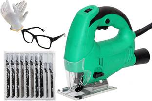 Digital Craft Jig Saw Machine Corded-Electric Cutter Wood & Metal with Powerful , 710W Variable Speed Control Jigsaw with Adujustable Cutting Angel With Led Light New Glass Cutter