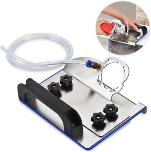RetLeen 45 Degree Stainless Steel Tile Chamfering Tool for 100-Type Angle Grinder | Adjustable 45 Degree Angle Cutting Frame for Tiles, Stone, Marble & Granite Wood Cutter