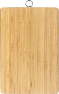 KUBER INDUSTRIES Cutting Board|Wooden Slicing & Kitchen Chopping Board with Steel Hook (Brown) Wooden Cutting Board