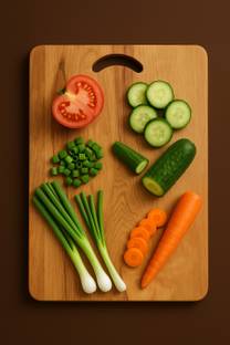 goriyaa Kitchen Chopping Board for Fruits Vegetables | Cutting Board | Chopping Board Wooden Cutting Board