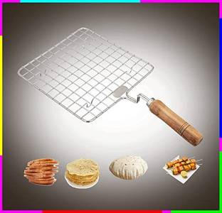 LMR3 Square Roaster Jali For Chiken,paneer,And,Chapati Roaster Stainless Steel Cutting Mat