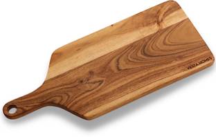 Vesta Homes Mika Acacia Wood Serving Board / Chopping Board | Handcrafted | MADE IN INDIA Wooden Cutting Board