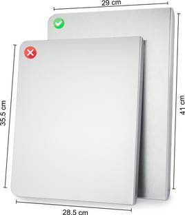 FEEDNIX steel chopping board | chopping board | cutting board | steel cutting board Stainless Steel Cutting Board