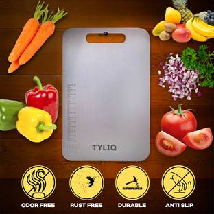 Tyliq Premium Stainless Steel Chopping Board Stainless Steel Cutting Board