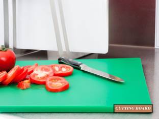Kanha Chopping Board for Vegetable Fruits Chopper Cutter Board Non-Slip 18x12 Inches Plastic Cutting Board