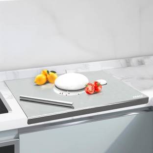 Panca Stainless Steel Chopping Board Big Size For Kitchen, Atta Rolling,Chopping Board Stainless Steel Cutting Board