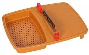 Hoshila172 Cut-N-Wash Vegetables and Fruits Chopping Board, Plastic Cutting Board