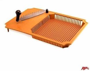 ANJALI Fantastique Cut N Wash Delux Plastic Cutting Board