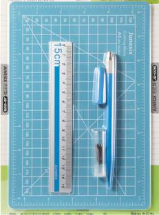 R H lifestyle A5 Cutting Pad Set Paper Cutting Tool for Art Craft Cutting Mat