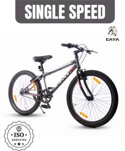 CAYA APX 24" Smoky Charcoal Front & Rear Power Brakes, Steel Frame 24 T (inch) BMX Cycle