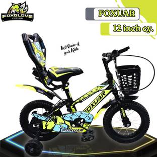 FOXGLOVE FOXUAR 12.235 SPORTY FLOURESCENT GREEN EVA TYRE FOR AGE 2 TO 4 YRS 90 % FITTED 12 T (inch) Road Cycle