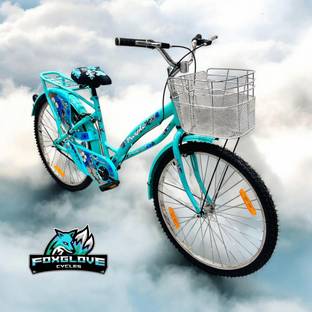 FOXGLOVE PURPLE 26 INCH AQUA GREEN COLOUR GIRLS CYCLE FOR AGE 9 PLUS YRS 90 % FITTED 26 T (inch) Road Cycle