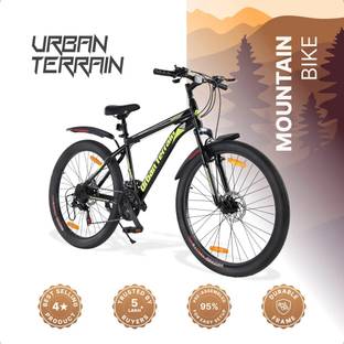 Urban Terrain Galaxy Ultra 26T High Performance MTB Geared Cycles For Men With Dual Disc Brake 26 T (inch) Road Cycle