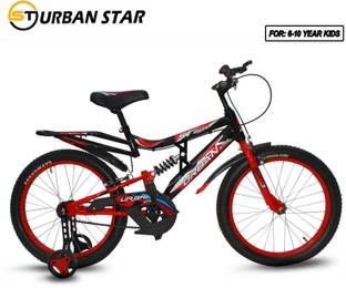 Urban Star 20T SUSPENSION MODEL (85% ASSEMBLED) KIDS ROAD (SINGLE SPEED - RED/BLACK) 20 T (inch) Roadster Cycle
