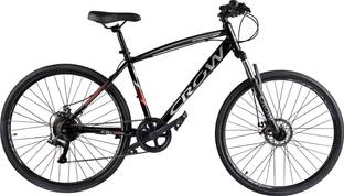 Crow SPEEDLINER 7 Speed | Fully Fitted| Suspension | Dual Disc 700C T (inch) Hybrid Cycle/City Bike
