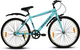 PLUTUS Sleek Road Bike Age-12+ with V-Brake Single Speed (Sea-Green) 26 T (inch) Hybrid Cycle/City Bike