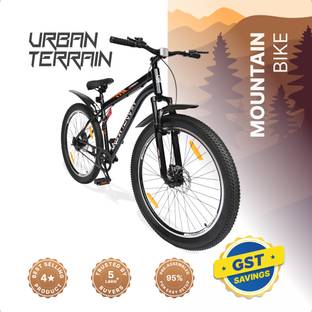 Urban Terrain Bolt Cycles 27.5T for Men Comes with Disc Brake,Bell & Lock MTB UT5001S27.5ACC 27.5 T (inch) Road Cycle