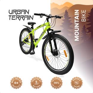 Urban Terrain Shimano Geared 27.5T Cycles for Men with Dual Disc Brake MTB Bolt Ultra 27.5 T (inch) Road Cycle