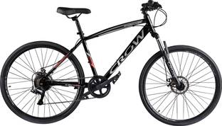 Crow SPEEDLINER 7 Speed | Fully Fitted| Suspension | Dual Disc 700C T (inch) Hybrid Cycle/City Bike