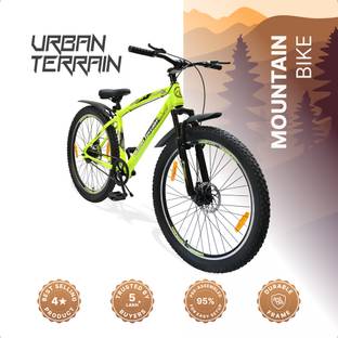Urban Terrain Bolt Pro Cycles for Men with Steel Frame & Dual Disc Brake MTB Bike 27.5 T (inch) Road Cycle