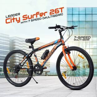LEADER CITY SURFER 26T MTB Cycle 7 Speed 26 T (inch) Mountain Cycle