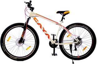 CAYA Fade 27.5" Satin White Double Alloy Rim, Dual Disk Brake 27.5 T (inch) Hybrid Cycle/City Bike