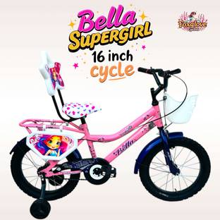 FOXGLOVE BELLA 16 INCH BARBIE PINK WITH DRESS GUARD TYRE TUBE FOR AGE 5 PLUS 90% FITTED 16 T (inch) Road Cycle