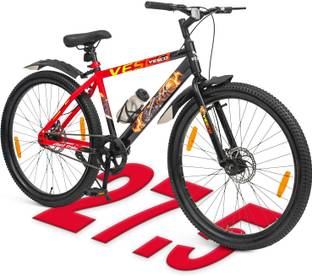 VESCO Ghost Rider 27.5T Cycle for Men | Dual Disc Brake Cycle, Ideal for 15+Years 27.5 T (inch) Hybrid Cycle/City Bike