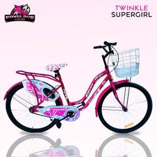 FOXGLOVE Twinkle 26T IBC PINK with Basket for Height from 4Ft and Above 85% Fitted 26 T (inch) Road Cycle