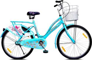 LEADER Breeze with Basket and Integrated Carrier 26 T (inch) Girls Cycle/Womens Cycle