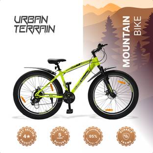 Urban Terrain Shimano Geared 27.5T Cycles for Men with Dual Disc Brake MTB Bolt Ultra 27.5 T (inch) Road Cycle
