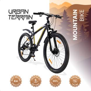 Urban Terrain UT1000S26 Steel MTB Cycles Shimano Geared for Men with Dual Disc Brake 26 T (inch) Road Cycle