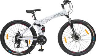 EAST COAST X 007 Folding Cycle 26T Multi-Speed Dual Suspension Disc Brakes 21Speed 26 T (inch) Folding Bikes/Folding Cycle
