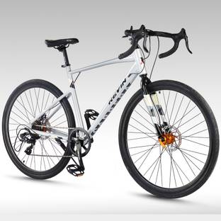 REVIN Carrera Roadbike 700C | Aluminium Alloy | Shimano Groupset | 90% Assembeled 700C T (inch) Road Cycle