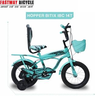 Fastway Bicycle 14T- BITIX IBC, 2.40 TIRE TUBE, 85% ASSEMBLED FOR KIDS 3-5 YEARS 14 T (inch) Road Cycle