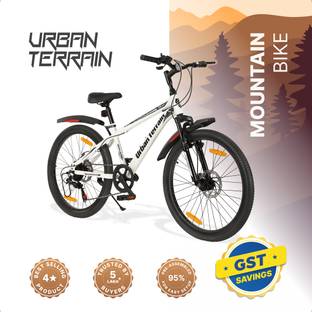 Urban Terrain Galaxy Max 24T Geared High Performance MTB Cycles For Men With Dual Disc Brake 24 T (inch) Road Cycle