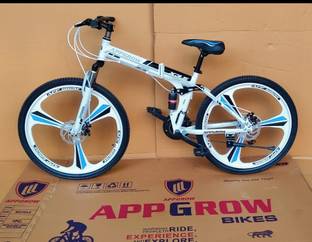 Appgrow Folding cycle 26T 21speed DDB for 12+ years (unisex) 26 T (inch) Folding Bikes/Folding Cycle