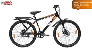 HERO NEXT IBC |FRONT SUSPENSION| SEMI FAT TYRES 24 *2.40|Dual Disc Brake] 24 T (inch) Mountain Cycle