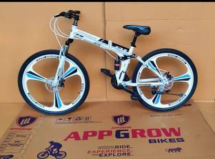 Appgrow Folding cycle 24T 21speed DDB for 12+ years (unisex) 24 T (inch) Folding Bikes/Folding Cycle