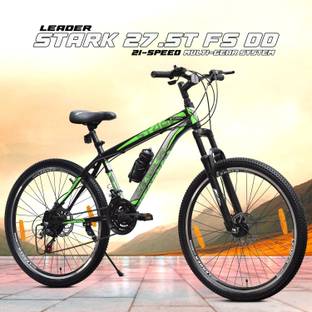 LEADER Stark 27.5T 21-Speed MTB cycle with Dual Disc Brake and Front Suspension 27.5 T (inch) Mountain Cycle